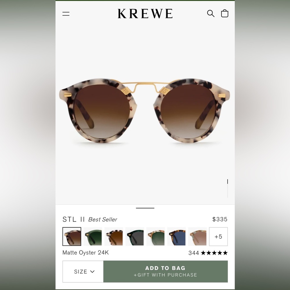 Krewe Matte sunglasses